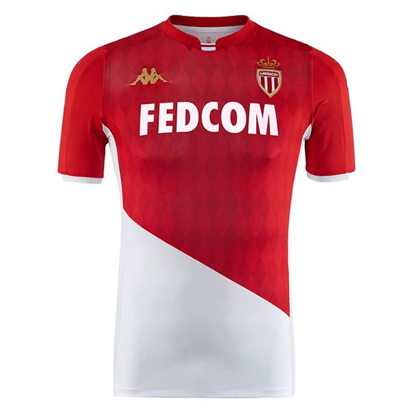 Thailand Trikot AS Monaco Heim 2019-20 Rote Weiß Fussballtrikots Günstig